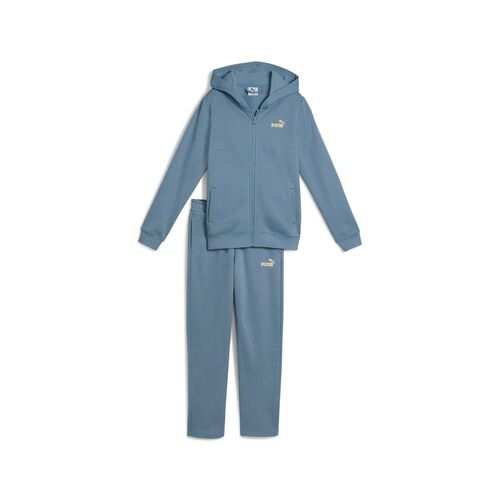 Puma Metallic Hooded Sweat Suit FL G - blau