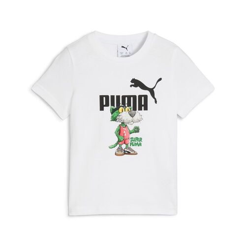 Puma SUPER PUMA Graphic Tee PS - weiss