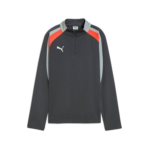 Puma IndividualLIGA 1/4 Zip Top Jr - grau