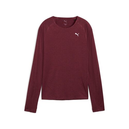 Puma W RUN CLOUDSPUN LONG SLEEVE - rot