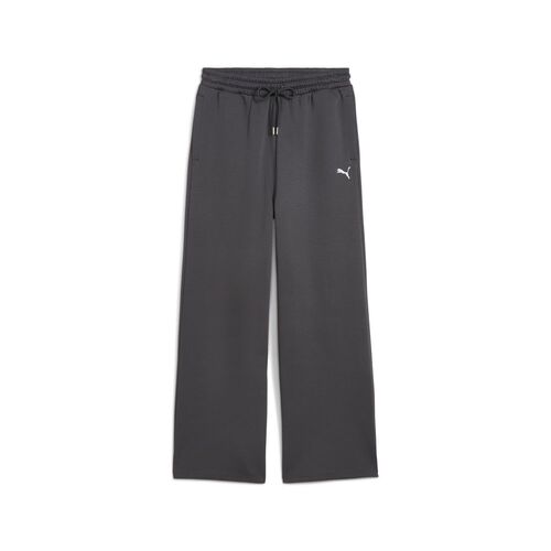 Puma WARDROBE ESS Wide Sweatpants DK op - grau