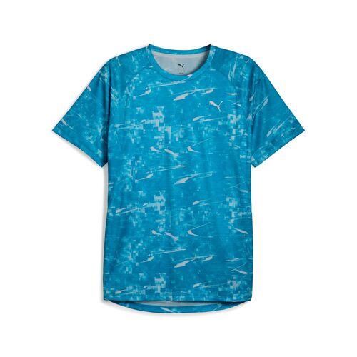 Puma M Run Velocity AOP Tee - blau