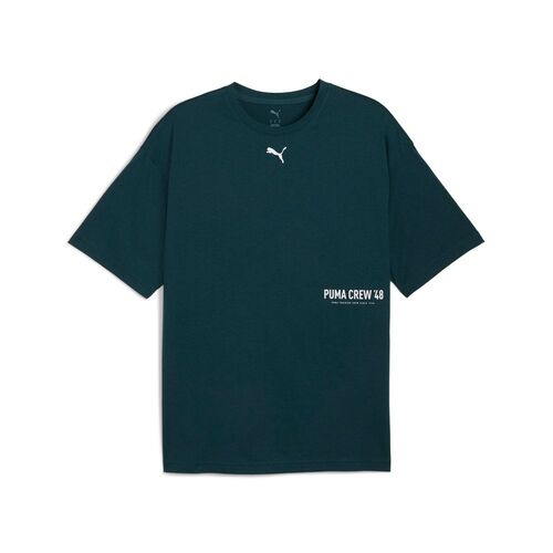 Puma M GRAPHIC OVERSIZE TEE - gr�n