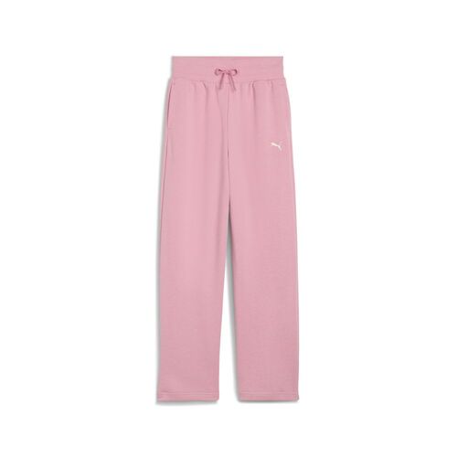 Puma WARDROBE ESS Relaxed Wide Leg Sweatpants TR G - pink