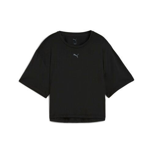 Puma W CLOUDSPUN RELAXED TEE - schwarz