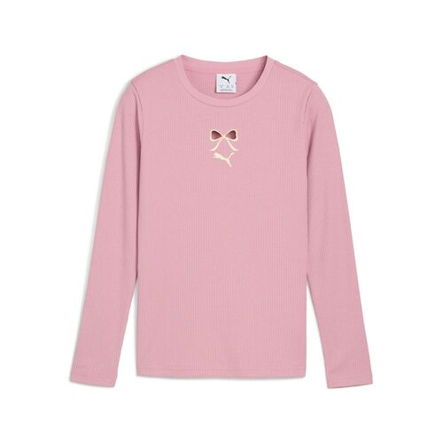 Puma GRAPHIC Bow Longsleeve Tee G - pink