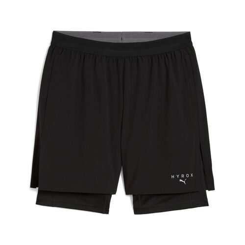 Puma M PUMA x HYROX 2in1 TRAIN SHORT - schwarz
