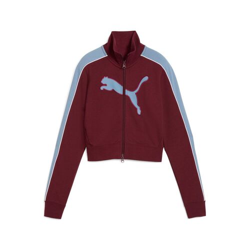 Puma FUTURE.PUMA.ARCHIVE T7 Slim Cropped Track Jacket - rot