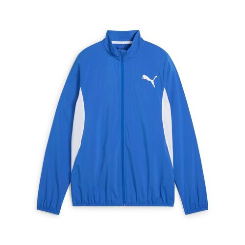 Puma W CROSS THE LINE JACKET 3.0 - blau