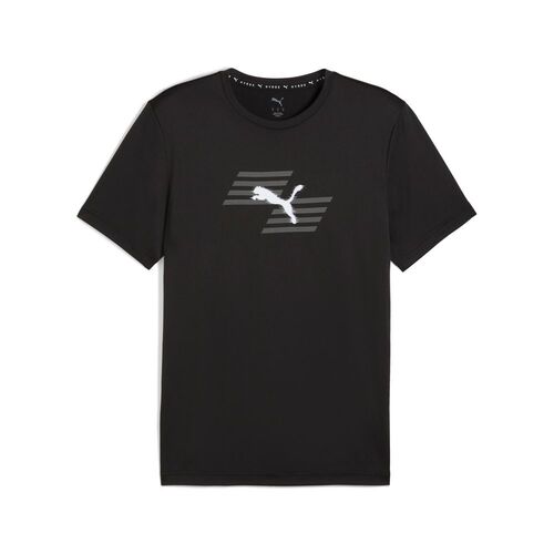 Puma M PUMA x HYROX POLY GRAPHIC TEE - schwarz