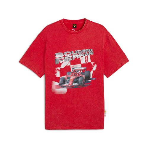 Puma Ferrari Sportswear Graphic Tee II - rot