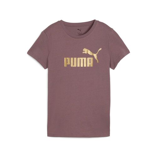 Puma ESS METALLIC No. 1 Logo Tee - violett