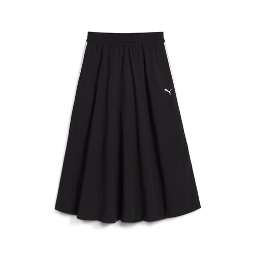 Puma T7 Woven Midi Skirt - schwarz