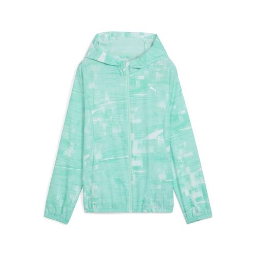 Puma W Run Velocity AOP Woven Jacket - gr�n