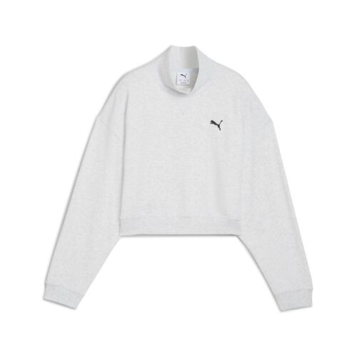 Puma WARDROBE ESS GO TOGETHER Oversized Crew TR G - weiss