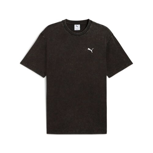 Puma ESS ELEVATED Relaxed Wash Tee - schwarz