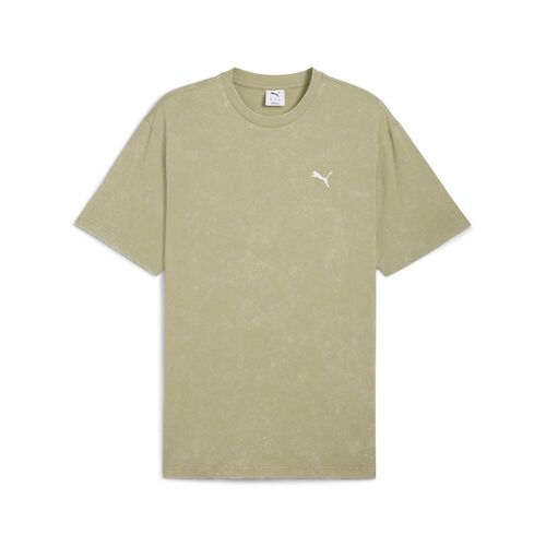 Puma ESS ELEVATED Relaxed Wash Tee - gr�n