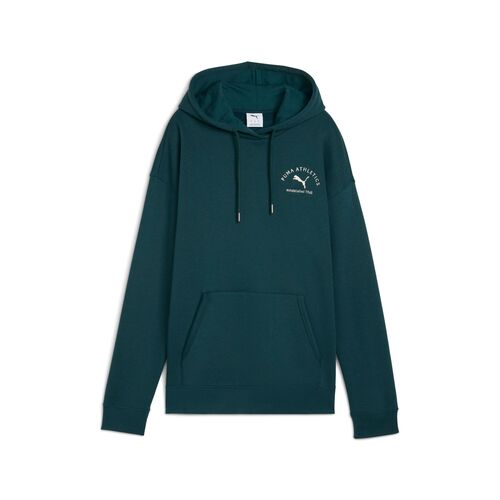 Puma PUMA CLASS Relaxed Hoodie FL - gr�n