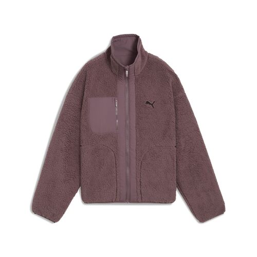 Puma Reversible Hybrid Sherpa Jacket - violett