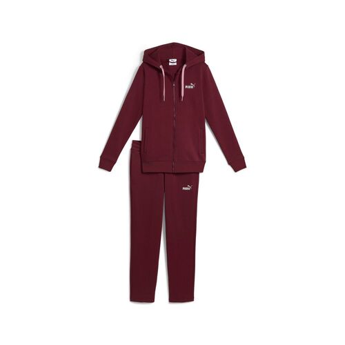 Puma Metallic Hooded Sweat Suit FL op - rot