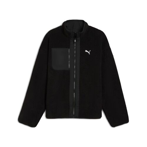 Puma Reversible Hybrid Sherpa Jacket - schwarz