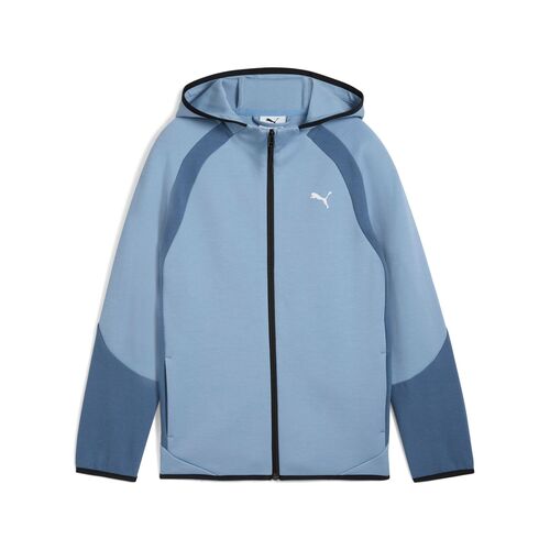 Puma EVOSTRIPE Full-Zip Hoodie DK B - blau