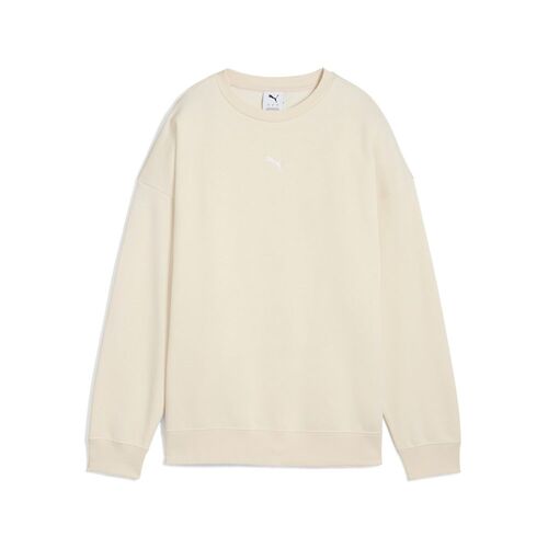 Puma ESS Oversized Crew FL - weiss