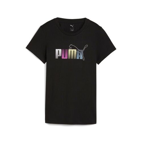 Puma GRAPHIC Stacked Tee - schwarz