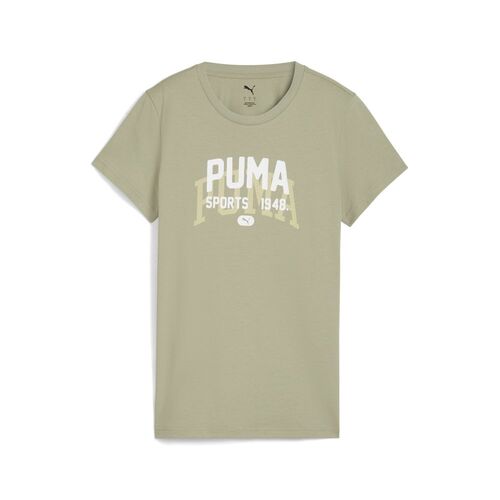 Puma GRAPHIC Varsity Tee - gr�n