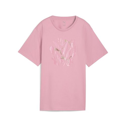 Puma GRAPHIC Relaxed Leaf Tee - pink