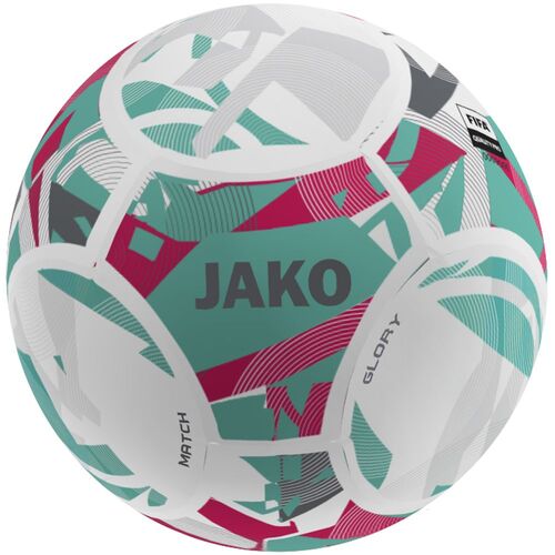 Jako Spielball Glory - wei�/rubine red/cool gray
