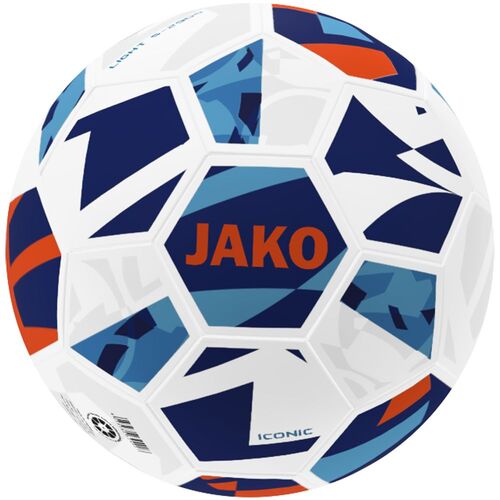 Jako Lightball Iconic - wei�/navy/neonorange, 290g