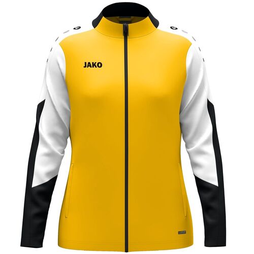 Jako Polyesterjacke Dynamic Damen - gelb/wei�/schwarz