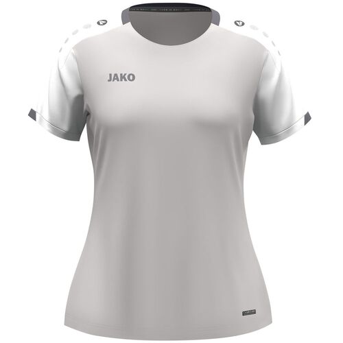 Jako T-Shirt Dynamic Damen - hellgrau/wei�/grau