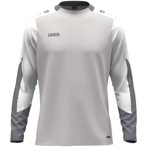 Jako Longsleeve Dynamic - hellgrau/wei�/grau