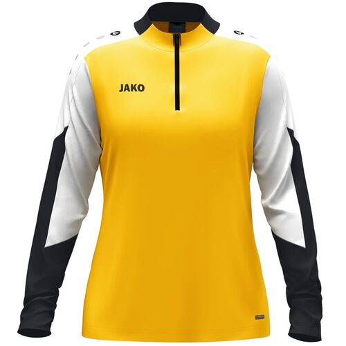Jako Ziptop Dynamic Damen - gelb/wei�/schwarz