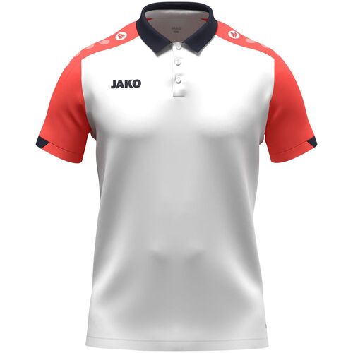 Jako Polo Dynamic - wei�/coral/marine