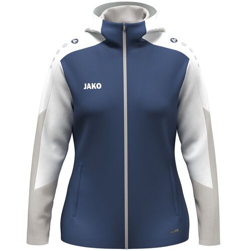 Jako Kapuzenjacke Dynamic Damen - nachtblau/wei�/hellgrau
