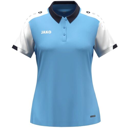 Jako Polo Dynamic Damen - skyblue/wei�/marine