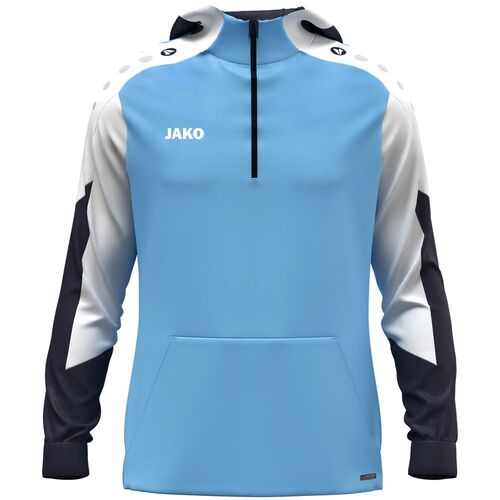 Jako Zip Hoodie Dynamic - skyblue/wei�/marine