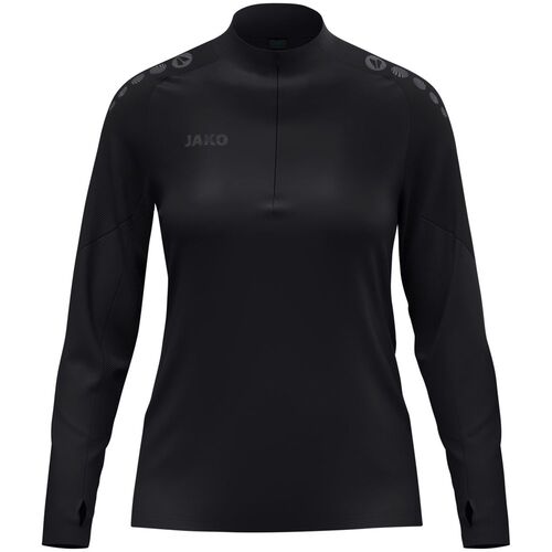 Jako Ziptop Light Flow Damen - schwarz