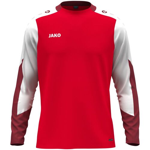 Jako Longsleeve Dynamic - rot/wei�/dunkelrot