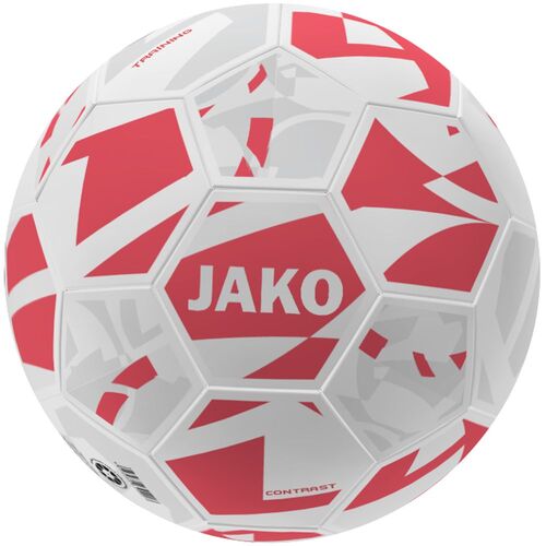 Jako Trainingsball Contrast - wei�/coral