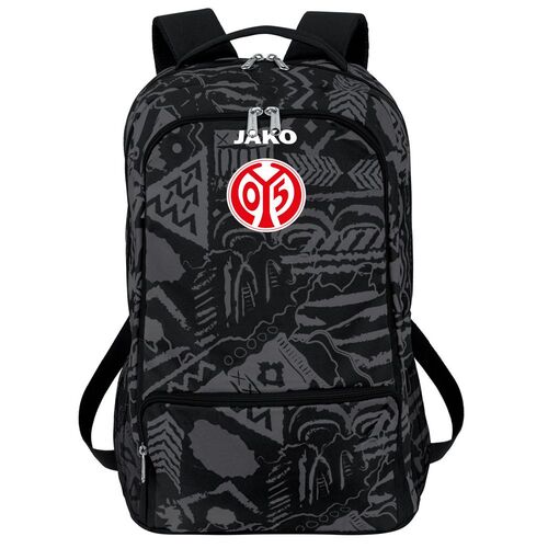 Jako Mainz 05 Rucksack Tropicana - schwarz/anthrazit
