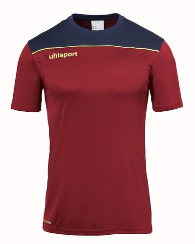 Uhlsport Offense 23 Poly Shirt - bordeaux/marine/fluo gelb