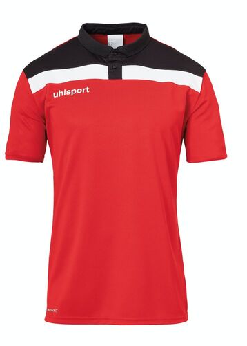 Uhlsport Offense 23 Polo Shirt - rot/schwarz/wei�
