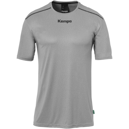 Kempa Poly Shirt - dark grau melange