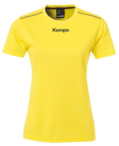 Kempa Poly Shirt Women - limonengelb