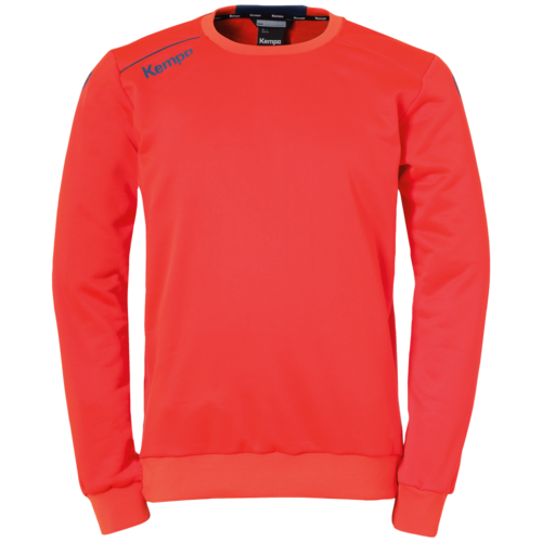 Kempa Player Training Top - fluo rot/ice grau