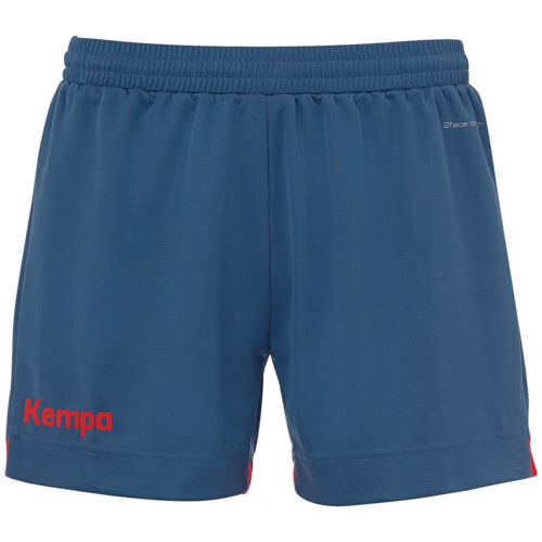 Kempa Player Shorts Women - ice grau/fluo rot
